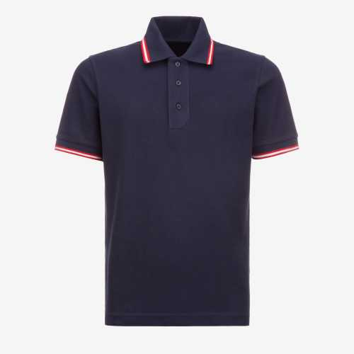 POLO PIQUE azul - op
